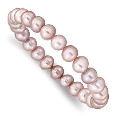 8-9mm Pink Stretch Bracelet Freshwater Pear QH5458, MPN: QH5458, 883957953557