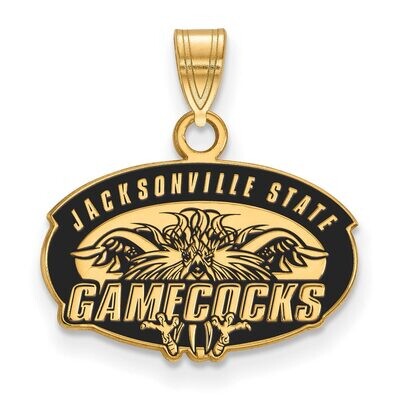 Jacksonville State University Small Enamel Pendant Gold-plated Silver GP011JAC, MPN: GP011JAC, 8867…
