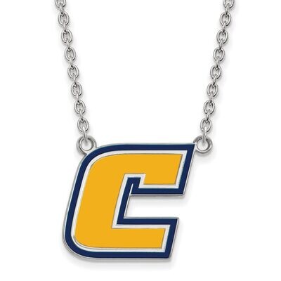 The University of Tennessee at Chattanooga Large Enamel Pendant with Neckla Sterling Silver SS010UT…