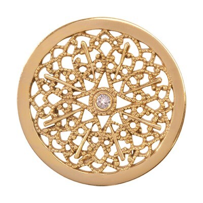 Nikki Lissoni Vintage Star Gold-Plated 33mm Coin C1276GM, MPN: C1276GM, 8718627467718