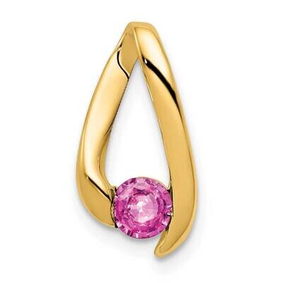 4mm Pink Sapphire pendant 14k Gold XP948SP, MPN: XP948SP, 883957232294