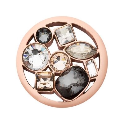 Nikki Lissoni My Treasury with Swarovski Crystals Rose Gold-plated  23.6mm Coin C1640RGS, MPN: C164…