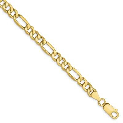 Leslie&#39;s 6.6mm Semi-Solid Figaro Chain 8 Inch 10k Gold HB-8235-8, MPN: 8235-8, 191101756412