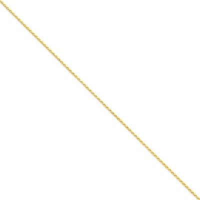 1.8mm Solid Diamond-cut Spiga Chain 18 Inch 14k Gold PEN131-18, MPN: PEN131-18, 886774431260