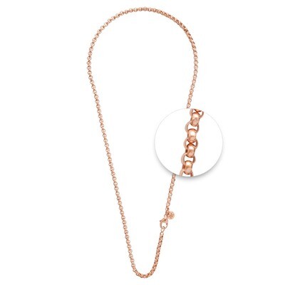 Nikki Lissoni Rose Gold-Plated 3mm X 80cm 32in Chain N03RG80, MPN: N03RG80, 8718627463338