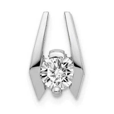 Holds 5.25mm Stone, Chain Slide Mounting 14k White Gold XS655, MPN: XS655AA, 883957175485