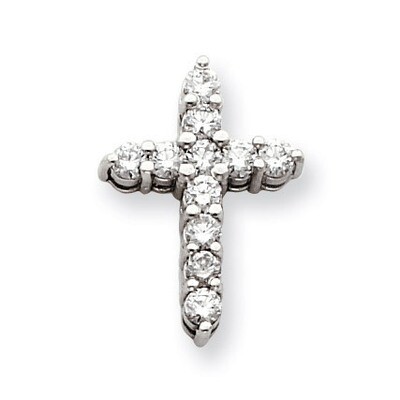 Diamond Cross Pendant 14k White Gold XP1759WAA, MPN: XP1759WAA, 883957239668