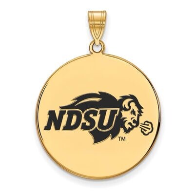 North Dakota State XLarge Enamel Disc Pendant Gold-plated Silver GP003NDS, MPN: GP003NDS, 886774895…