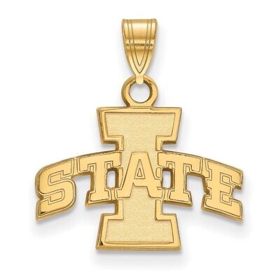 Iowa State University Small Pendant Gold-plated Silver GP002IAS, MPN: GP002IAS, 886774892726