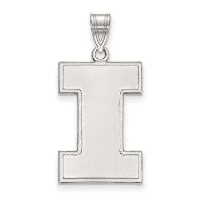 University of Illinois x-Large Pendant 14k White Gold 4W005UIL, MPN: 4W005UIL, 886774832531