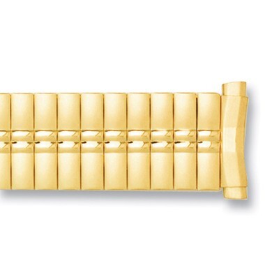 16-20mm DeFlexo Sanded Mirror Expansion Watch Band Gold-tone BA297, MPN: BA297, 886774146294