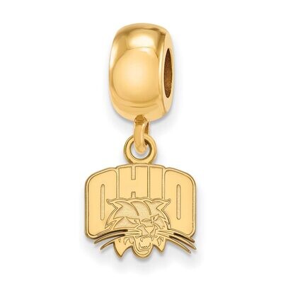 Ohio University Bead Charm x-Small Dangle Gold-plated Silver GP018OU, MPN: GP018OU, 886774922676