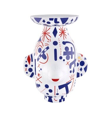 Vista Alegre Folkifunki Vase Grimace Whit Lid 21127796, MPN: 21127796, 5601266912288