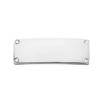 Nikki Lissoni Silver-plated Small Tag of 26 x 9 mm with Swarovski Stones T1007SS, MPN: T1007SS, 871…