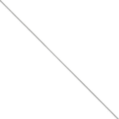1.2mm Round Snake Chain 20 Inch 14k White Gold WSNA120-20, MPN: WSNA120-20, 886774434261