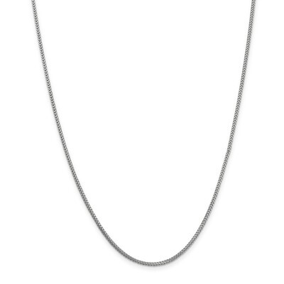Leslie&#39;s 1.25 mm Franco Chain 24 Inch 14K White Gold HB-7178-24, MPN: 7178-24, 886774548258