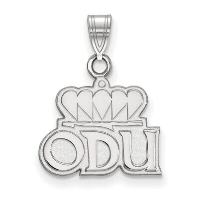 Old Dominion University Small Pendant 10k White Gold 1W019ODU, MPN: 1W019ODU, 886774782232