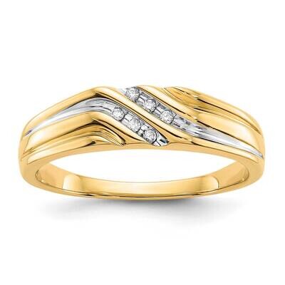 Rhodium Diamond Mens Ring 14k Gold RM5799-005-YA, MPN: RM5799-005-YA, 883957979052