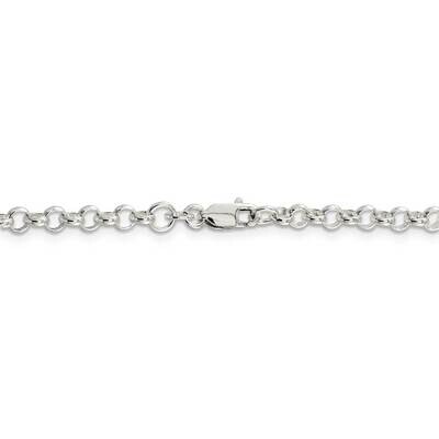 30 Inch 4.0mm Rolo Chain Sterling Silver QFC75-30, MPN: QFC75-30, 883957939735