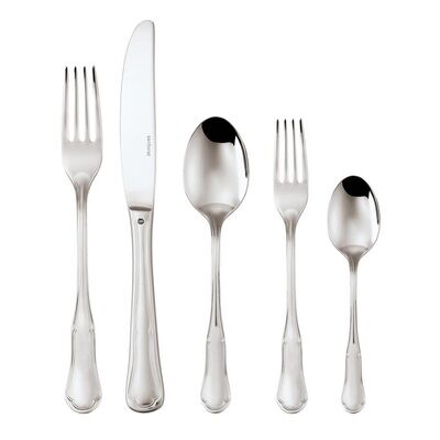 Sambonet Petit Baroque 5 Piece Place Setting Solid Handle 52797-93, MPN: 52797-93, 790955934078