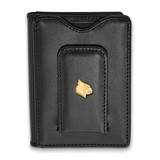 University of Louisville Black Leather Wallet Gold-plated Sterling Silver GP049UL-W1, MPN: GP049UL-…