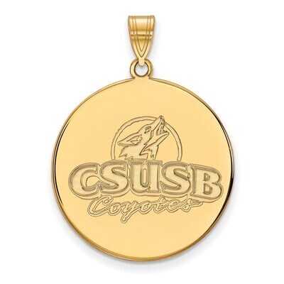 California University State San Bernardino x-Large Pendant 14k Yellow Gold 4Y002CSB, MPN: 4Y002CSB,…