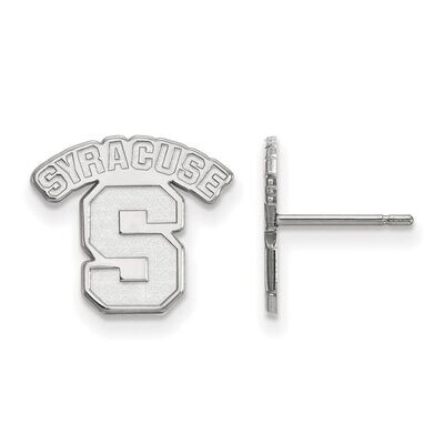 Syracuse University Small Post Earring 10k White Gold 1W008SYU, MPN: 1W008SYU, 886774776705