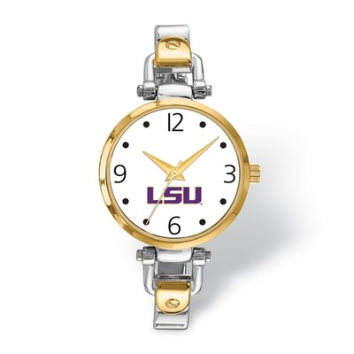 Louisiana State University Elegant Ladies 2-tone Watch LSU172, MPN: LSU172, 191101125508