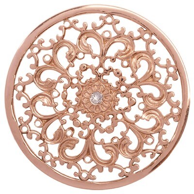 Nikki Lissoni Lucky Daisy Rose Gold-Plated 43mm Coin C1286RGL, MPN: C1286RGL, 8718627467800