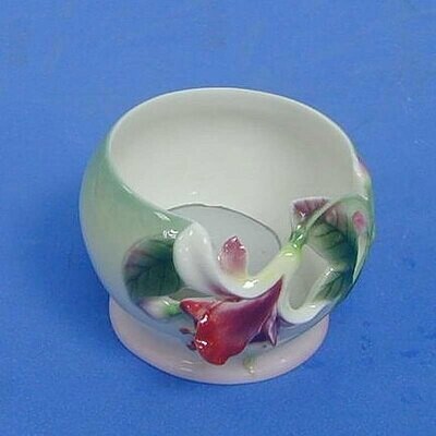 Franz Porcelain Fuchsia Candle Holder With Tealight FZ00515, MPN: FZ00515,
