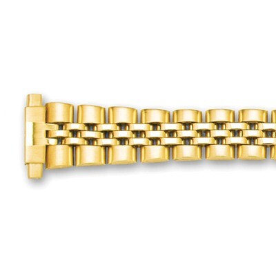 12-16mm Lady Jubilee with Deploy Satin Mirror Watch Band Gold-tone BA262, MPN: BA262, 886774145945