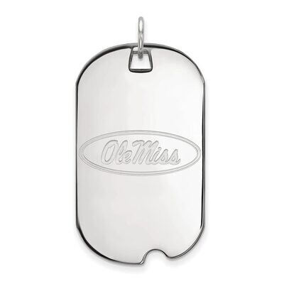 University of Missisippi Large Dog Tag Sterling Silver SS028UMS, MPN: SS028UMS, 886774712116