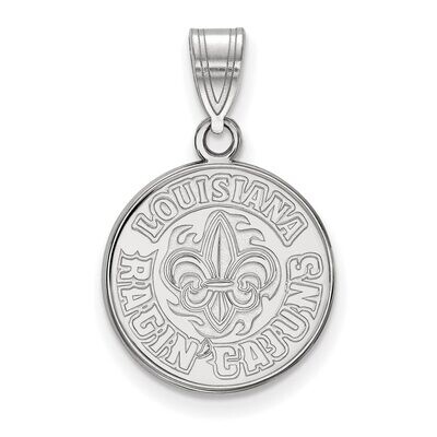 University of Louisiana at Lafayette Medium Pendant Sterling Silver SS001USL, MPN: SS001USL, 886774…