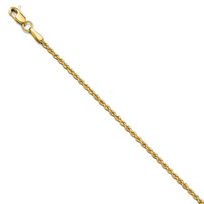 Leslie&#39;s 1.75mm Solid Rope Chain 18 Inch - 14k Gold HB-7052-18, MPN: 7052-18, 886774545974