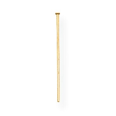 Flat Headpin 14k Yellow Gold YG2460, MPN: YG2460,