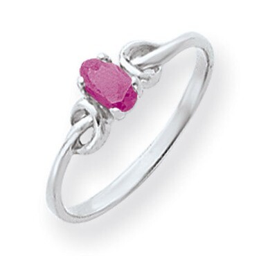 Pink Sapphire Ring 14k white Gold 5x3mm Oval Y4651SP, MPN: Y4651SP, 883957563664