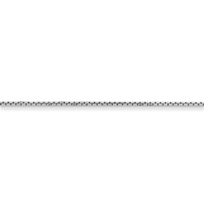 24 Inch 1.35mm 8 Side Diamond Cut Box Chain Sterling Silver QBR026-24, MPN: QBR026-24, 886774413075