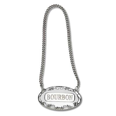 Empire Sterling Silver Bourbon Liquor Label GM21952, MPN: GM21952, 44228037868