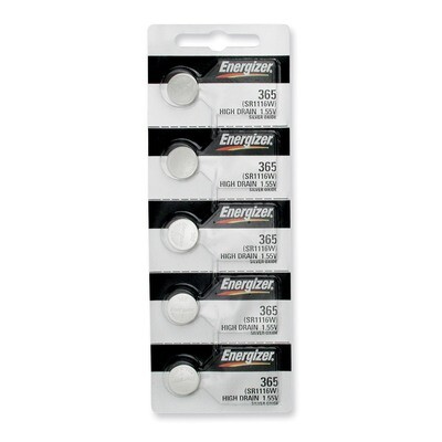Energizer Watch Batteries Package of 5 WB365, MPN: WB365, 39800022714