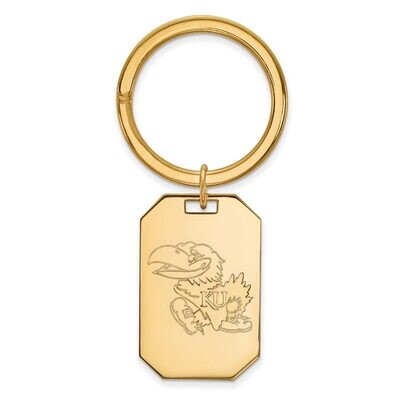 University of Kansas Key Chain Gold-plated Silver GP022UKS, MPN: GP022UKS, 886774927060