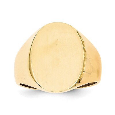 Men&#39;s Signet Ring 14k Gold RS129, MPN: RS129, 883957410333