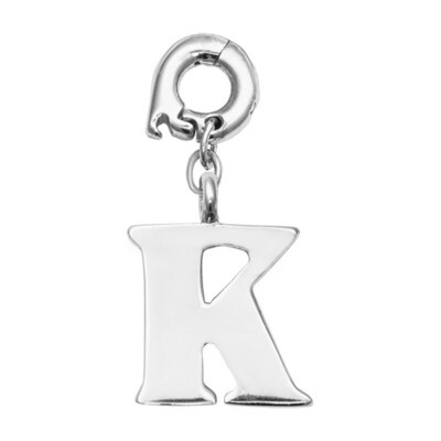 Nikki Lissoni K Charm Silver-Plated D1128SSK, MPN: D1128SSK, 8718819238744