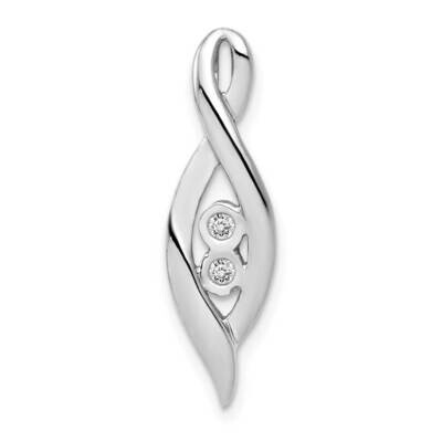 1/20Ct. Diamond Slide Pendant 14k White Gold PM4720-004-WA, MPN: PM4720-004-WA, 883957212579