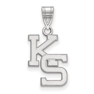 Kansas State University Medium Pendant 14k White Gold 4W045KSU, MPN: 4W045KSU, 886774849140