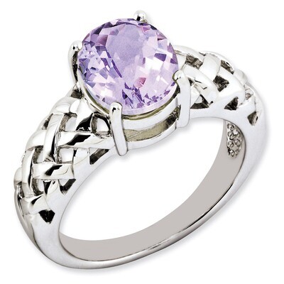 Pink Quartz Ring Sterling Silver QR2888PQ, MPN: QR2888PQ, 883957402819