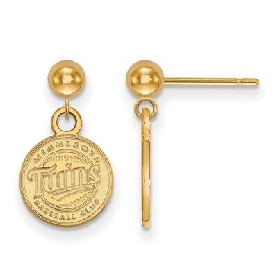 Minnesota Twins Earring Dangle Ball Gold-plated Silver GP003TWN, MPN: GP003TWN, 886774896588