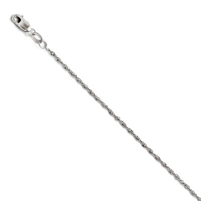 Leslie&#39;s Sparkle Singapore Chain 16 Inch - 14k White Gold HB-1831-16, MPN: 1831-16, 883957570754