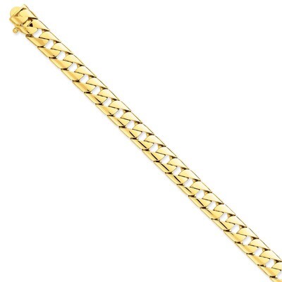 10mm Hand-Polished Fancy Link Chain 9 Inch 14k Gold LK141-9, MPN: LK141-9, 191101649622