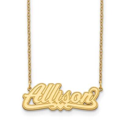 Etched Nameplate Gold-plated  XNA840GP, MPN: XNA840GP,