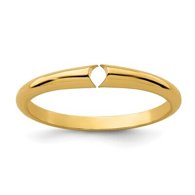 Round End 1/2 round Medium Weight Shank 14k Yellow Gold YGSH22, MPN: YGSH22,